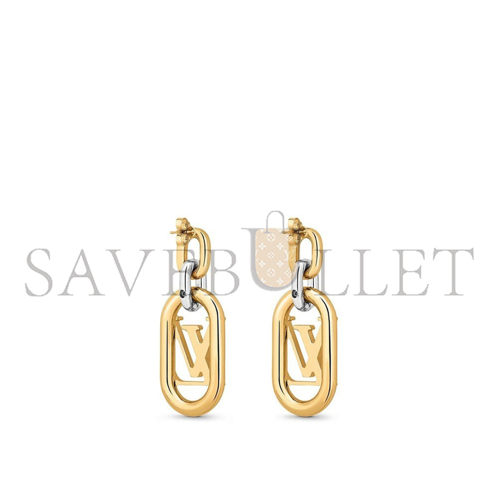 LOUIS VUITTON EVERYDAY CHAIN LV EARRINGS M00603